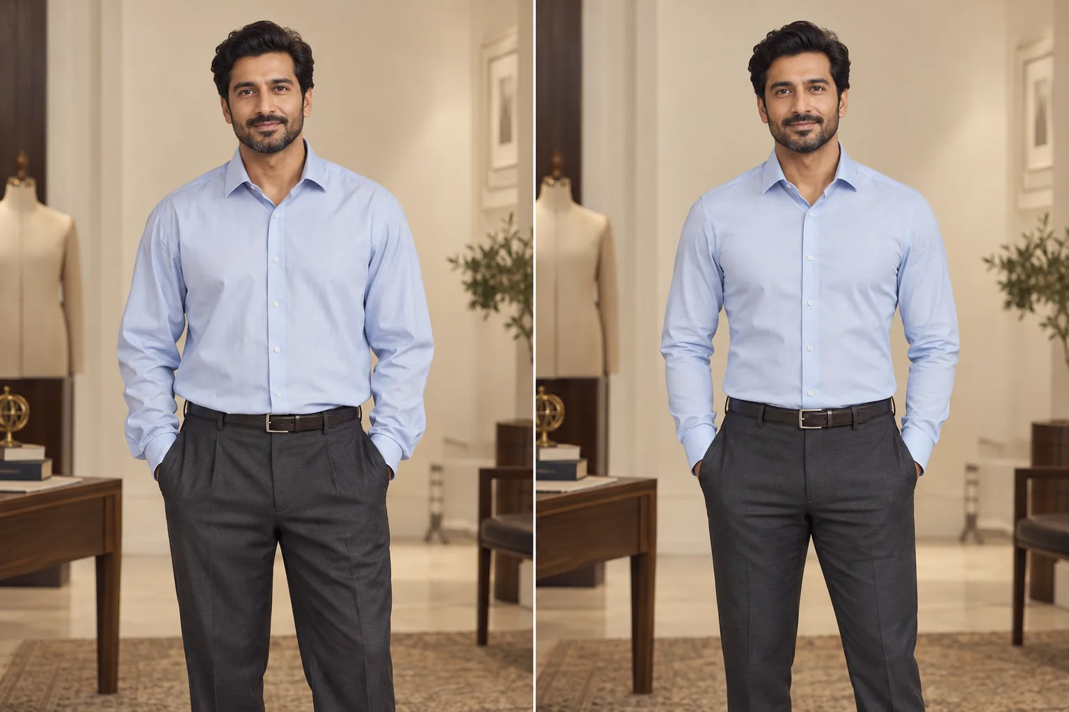 Shirt and trouser fit comparison: Ready-to-Wear vs Bespoke Tailoring